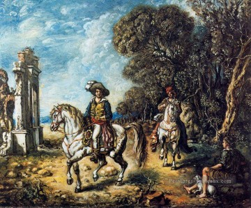Giorgio de Chirico œuvres - Riders Giorgio de Chirico surréalisme métaphysique